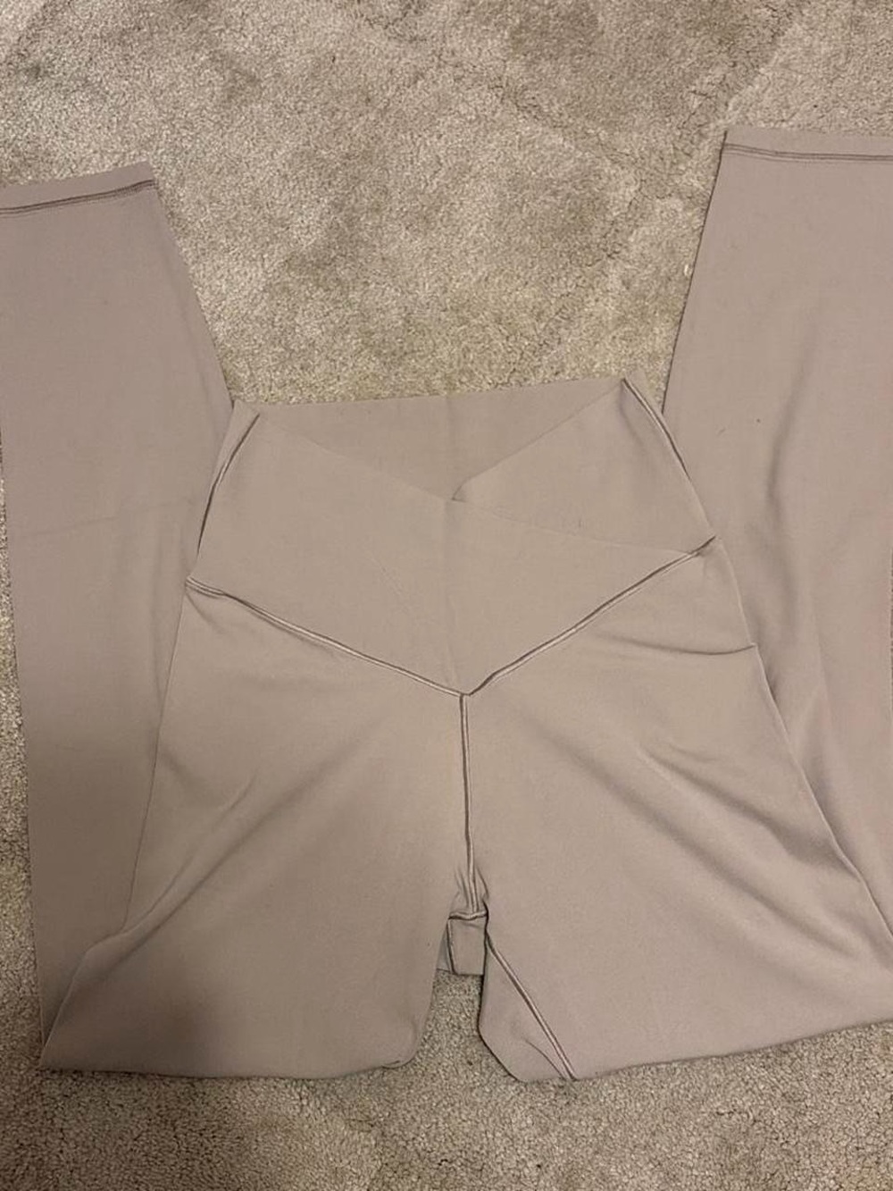 Aerie pale pink crossover leggings